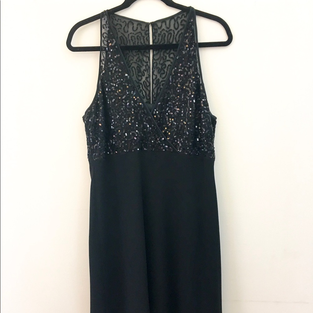 Jones New York Black Sequin Dress